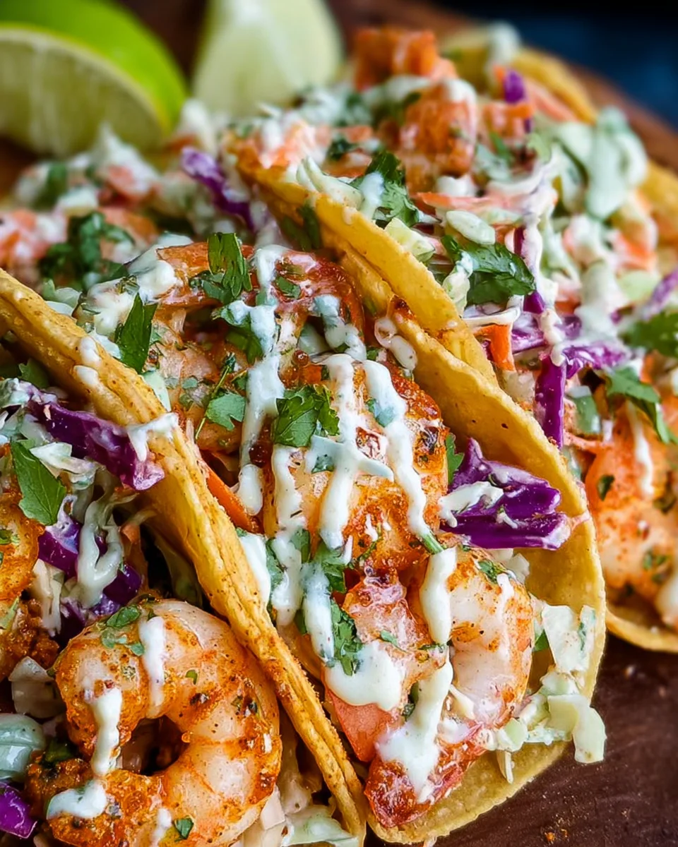 15 Minute Easy Shrimp Tacos Recipe