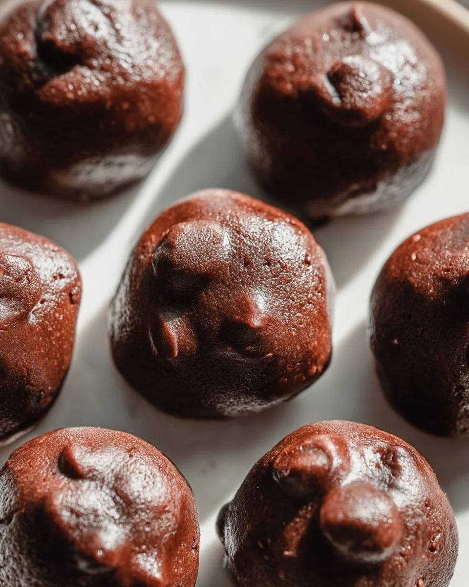3-Ingredient No Bake Brownie Bites