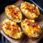 Air Fryer Twice Baked Potatoes
