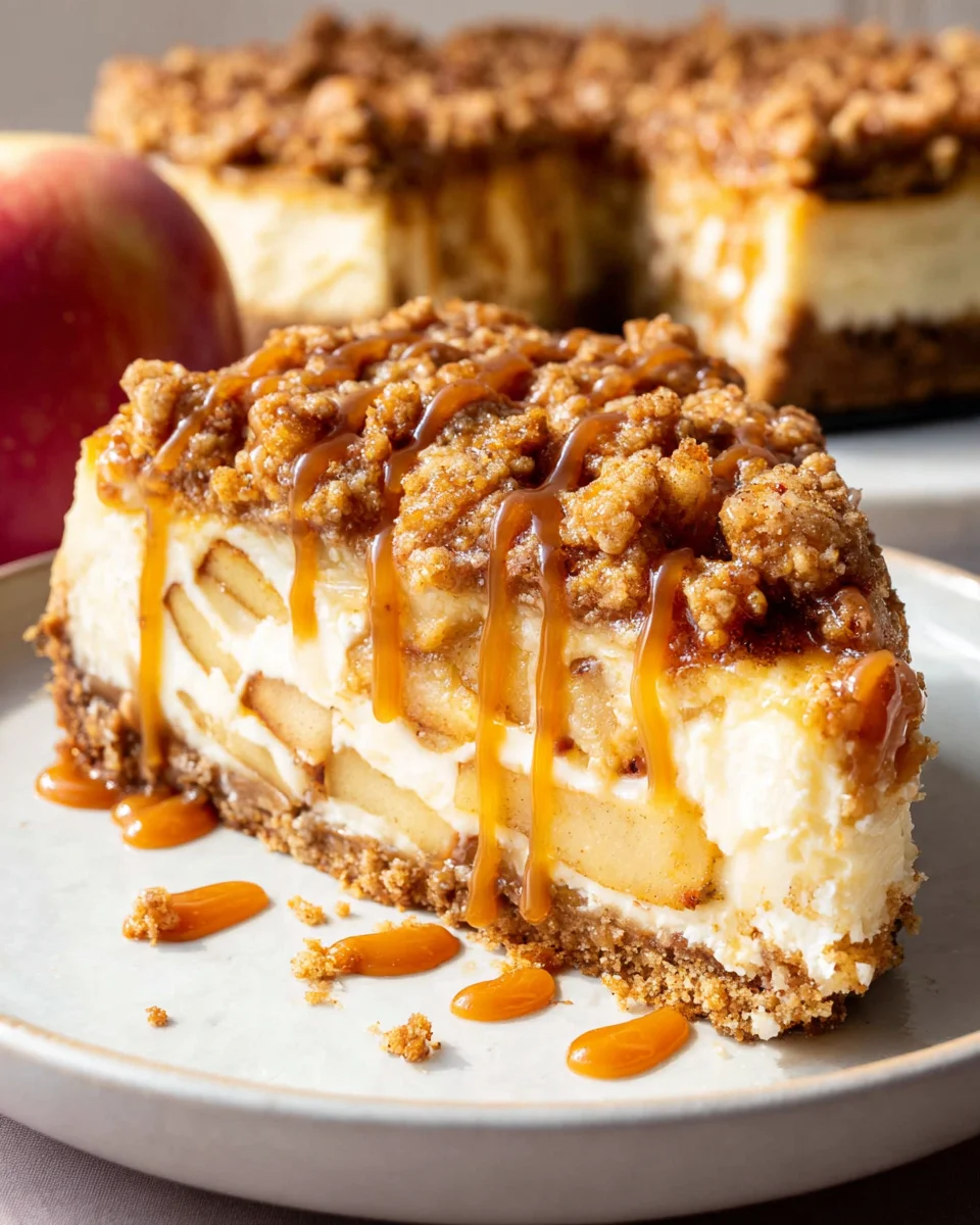Apple Crisp Cheesecake 36 Apple