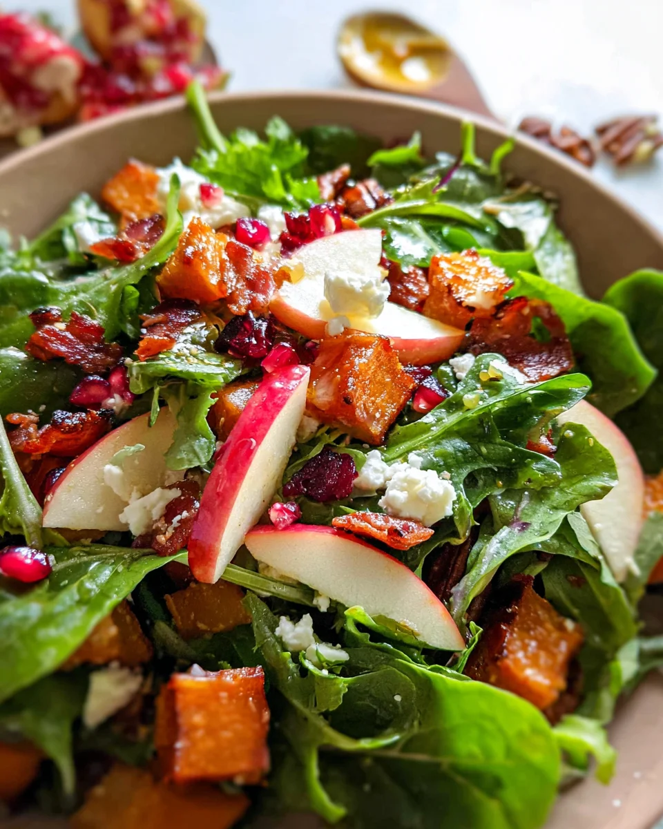 Autumn Salad with Apple Cider Vinaigrette 21 Autumn