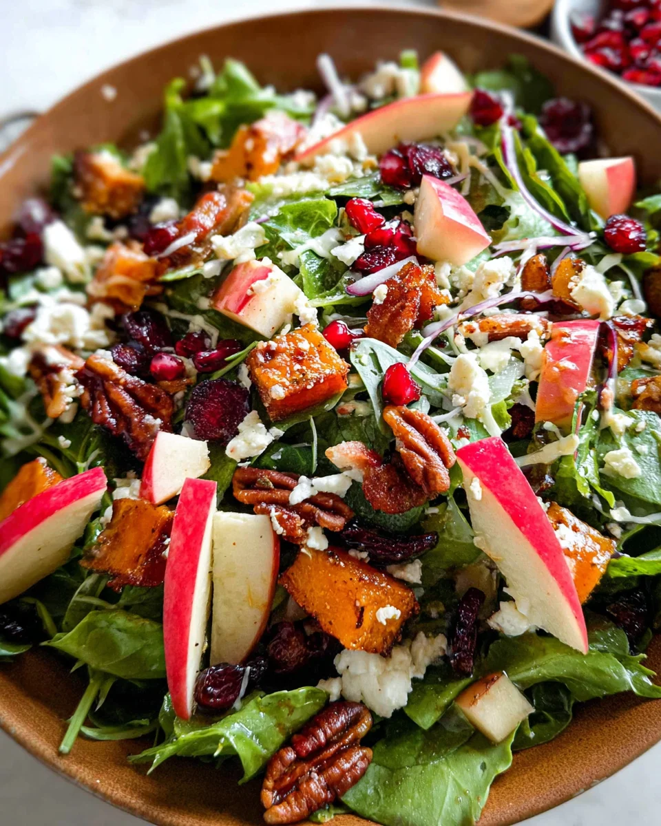 Autumn Salad with Apple Cider Vinaigrette 22 Autumn