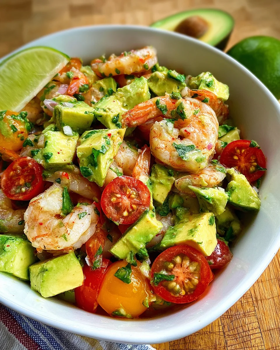 Avocado Salsa Shrimp Salad 22 Avocado