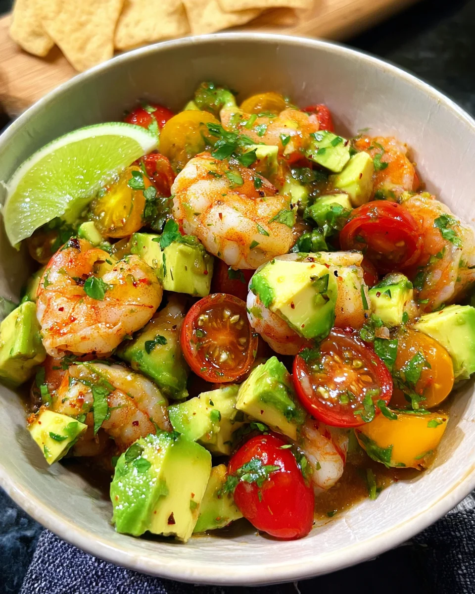 Avocado Salsa Shrimp Salad 23 Avocado
