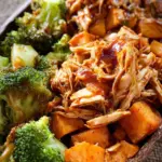 BBQ Chicken & Roasted Sweet Potato Bowls