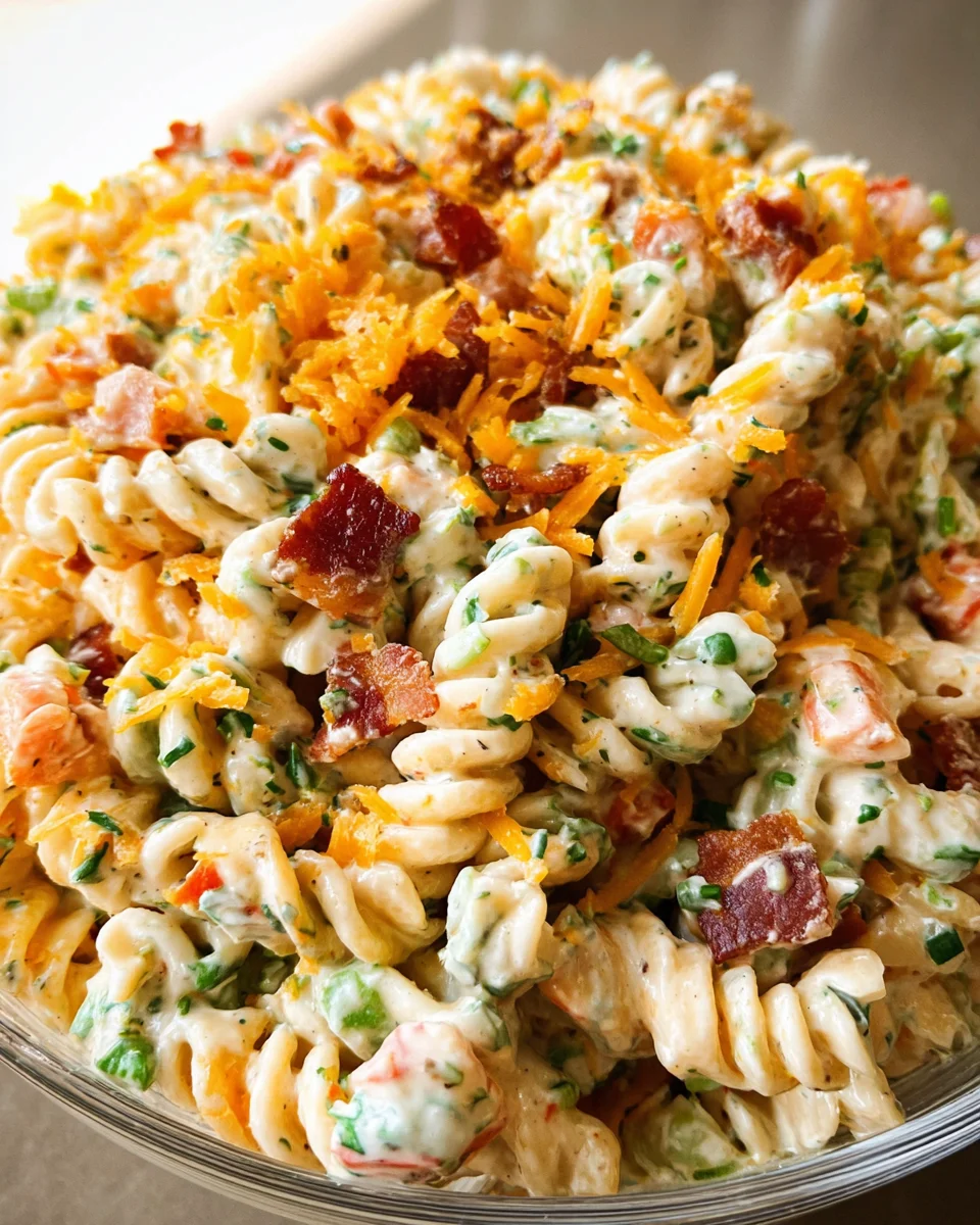 Bacon Ranch Pasta Salad