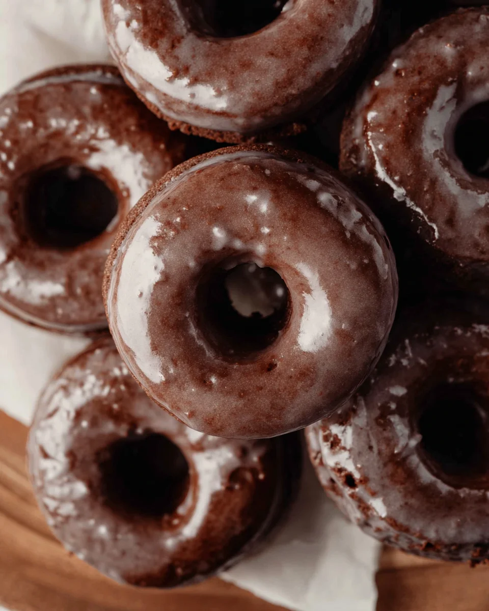 Baked Chocolate Cake Doughnuts 26 Baked