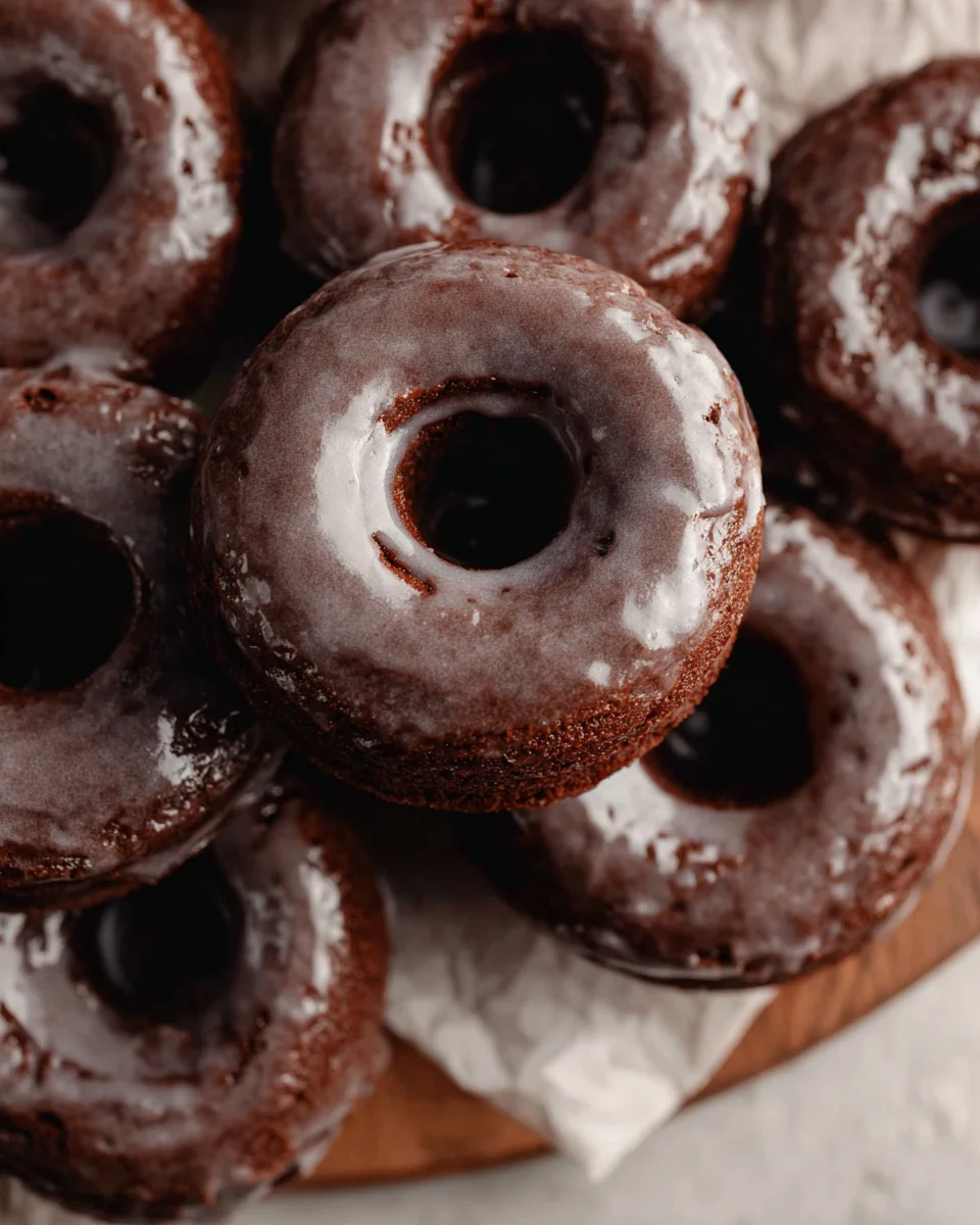 Baked Chocolate Cake Doughnuts 27 Baked
