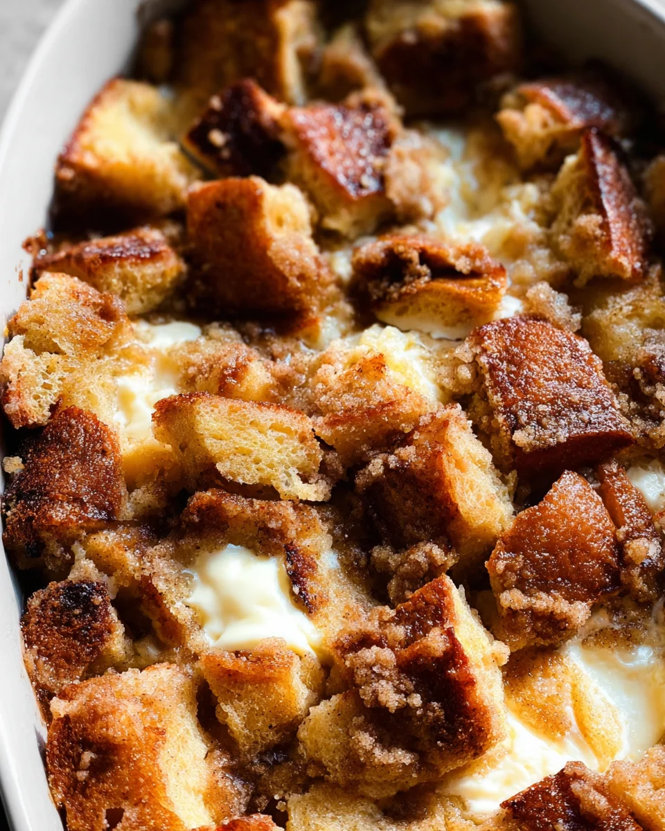 Baked Cream Cheese French Toast Casserole 19 Baked