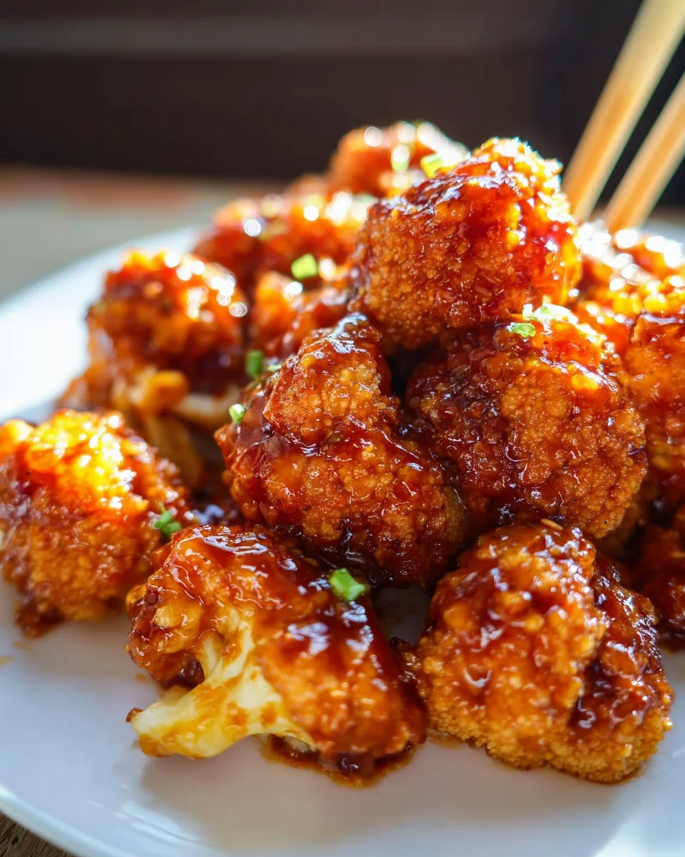 Baked Orange Cauliflower