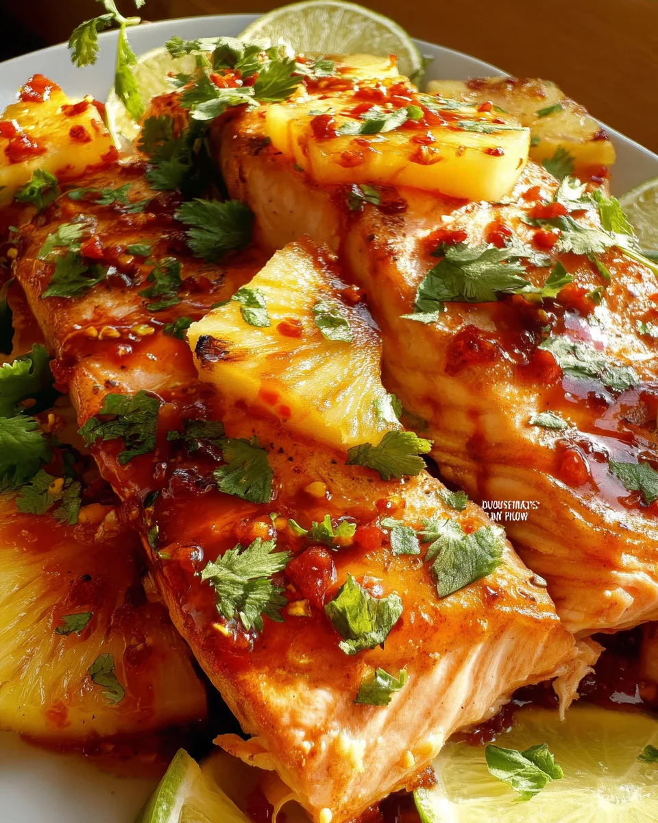 Baked Pineapple Salmon 20 Baked