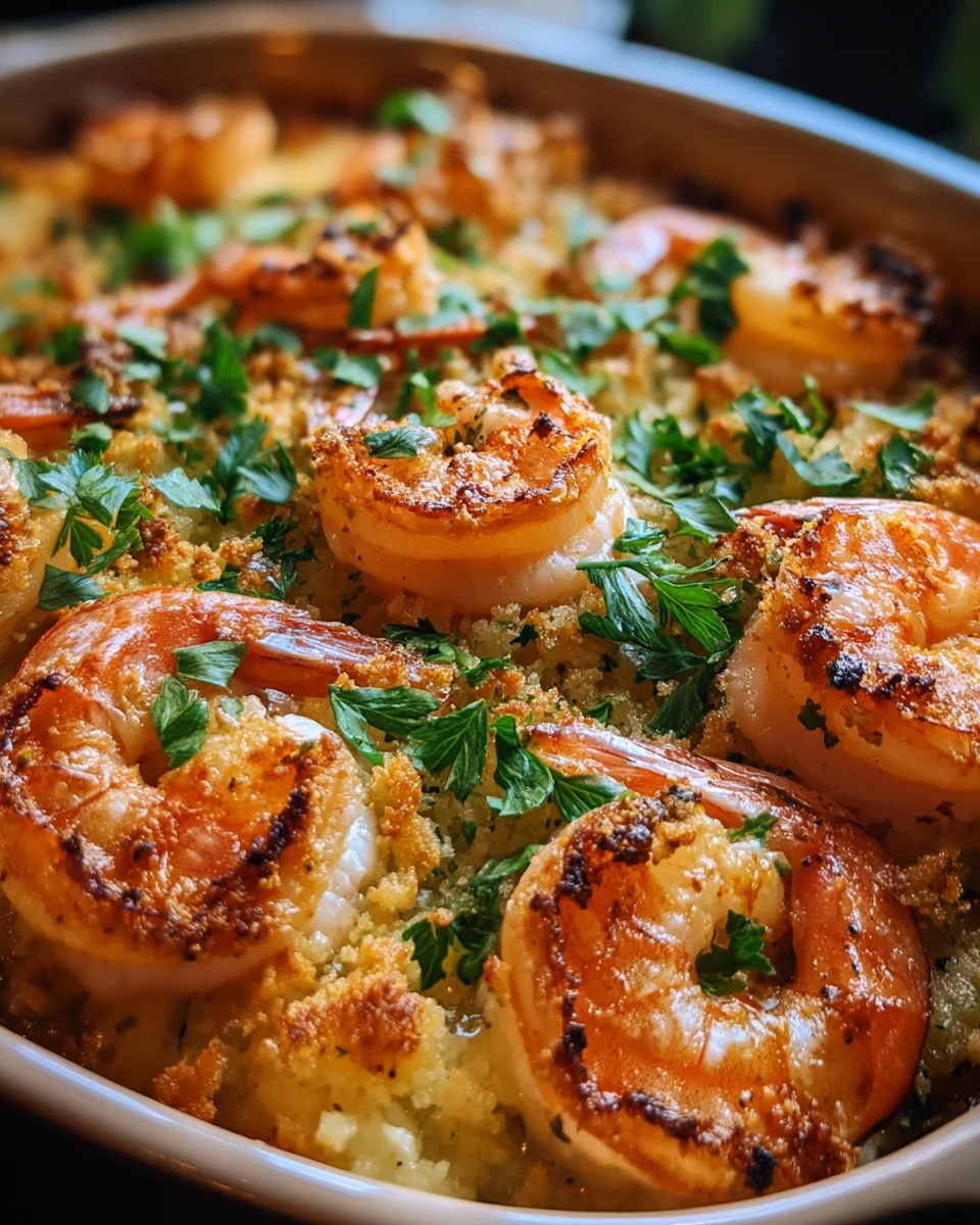 Baked Stuffed Shrimp Casserole