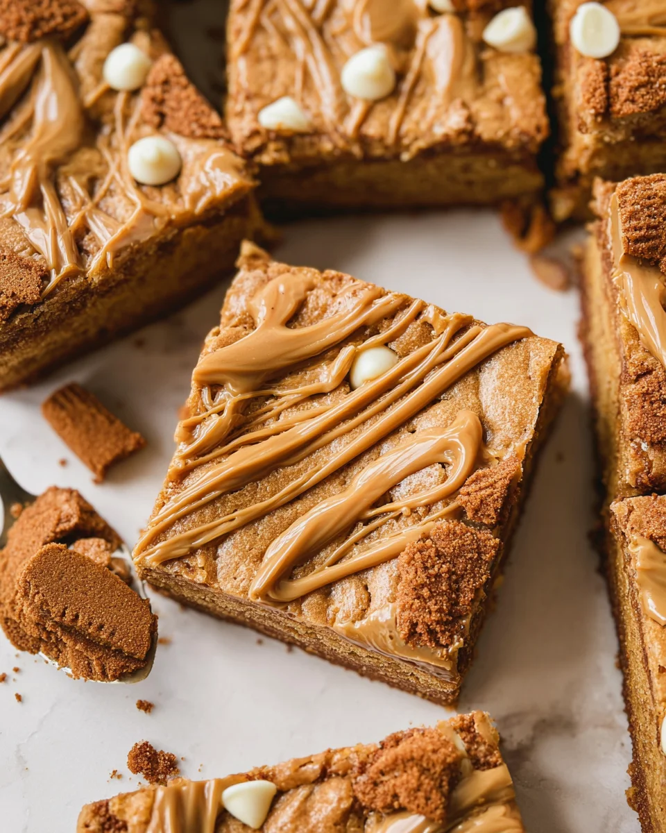 Biscoff Blondies