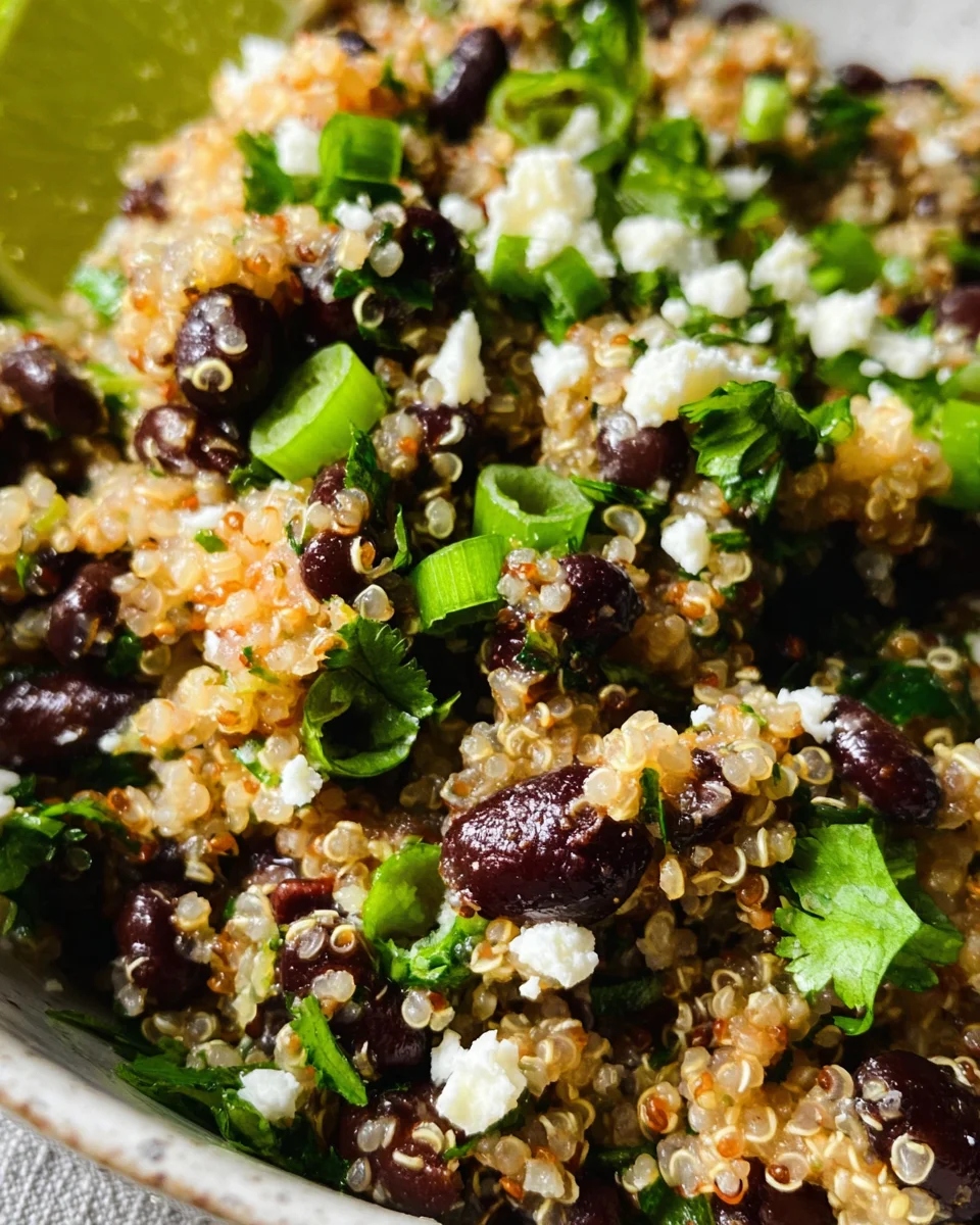 Black Bean Quinoa Salad Recipe