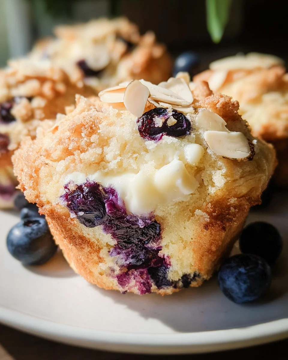 Blueberry Cream Cheese Muffins