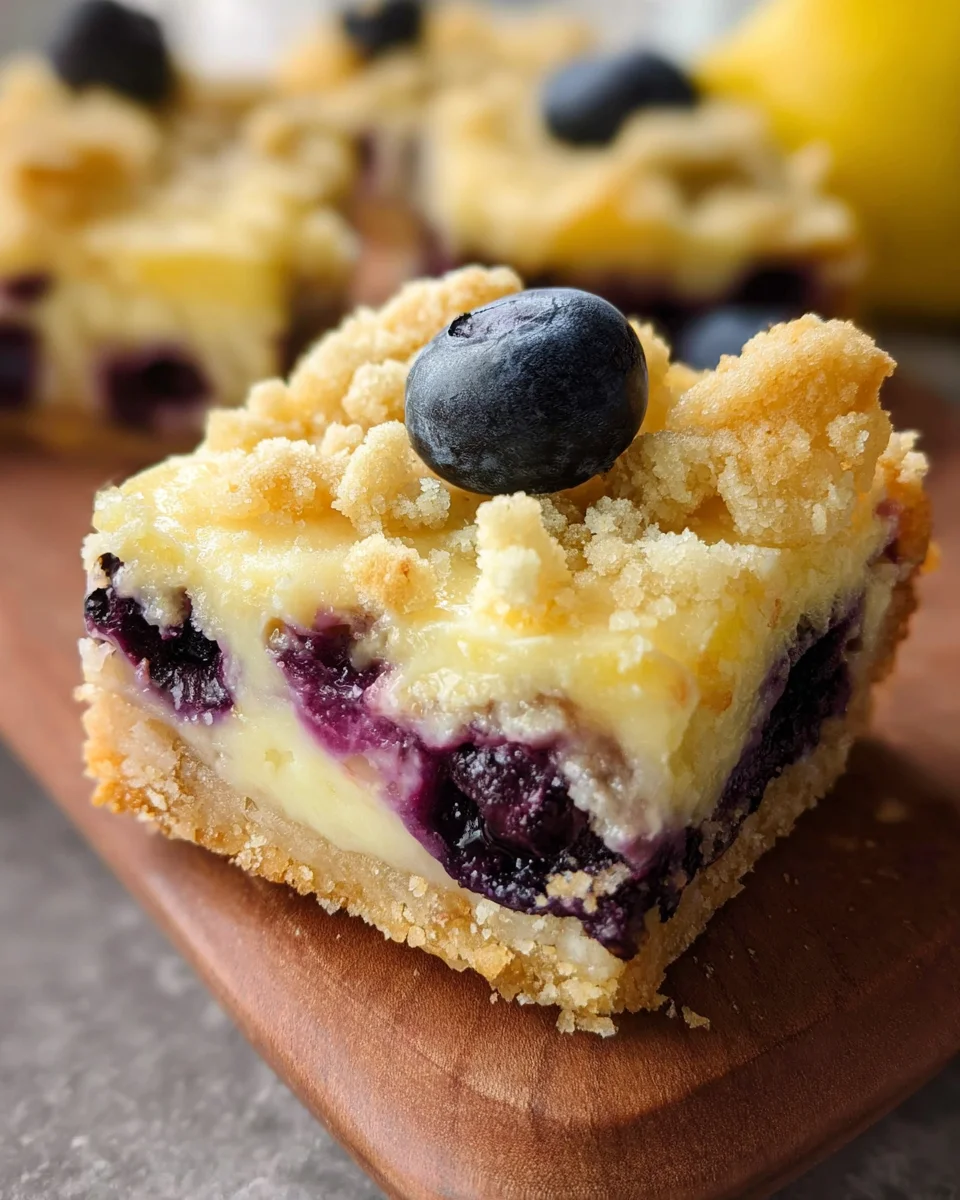 Blueberry Lemon Pie Bars 19 Blueberry
