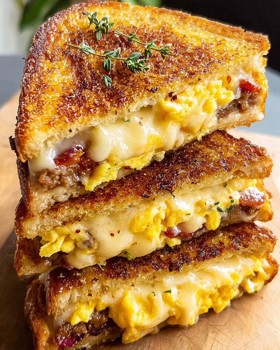 Breakfast Grilled Cheese