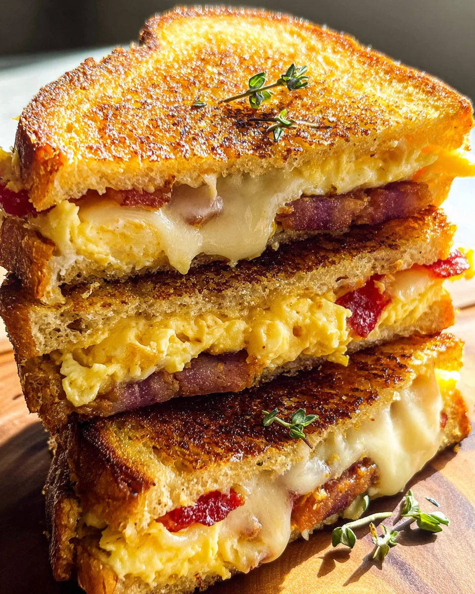 Breakfast Grilled Cheese 15 Breakfast