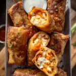 Buffalo Chicken Egg Rolls