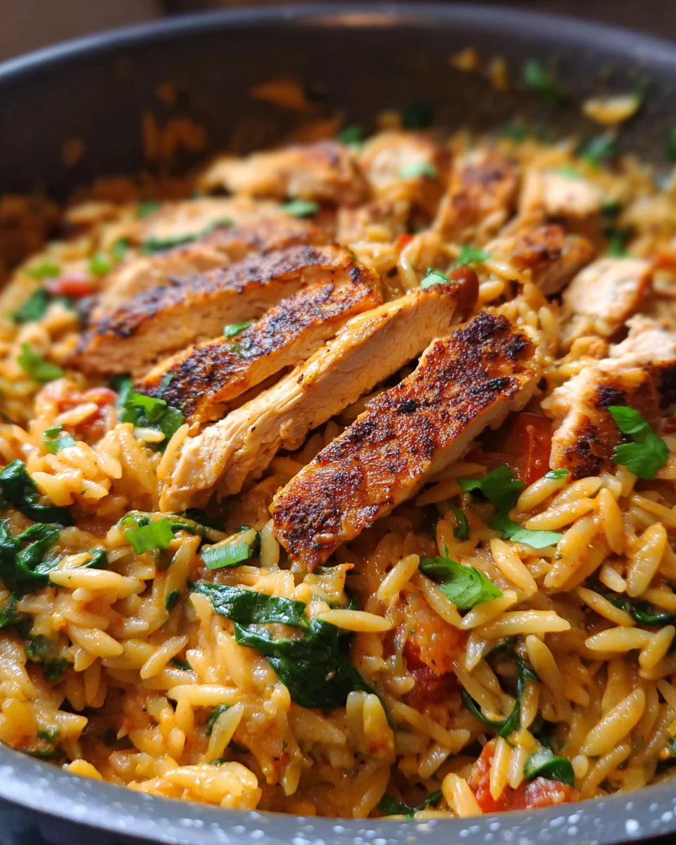 Cajun Chicken Orzo 17 Cajun