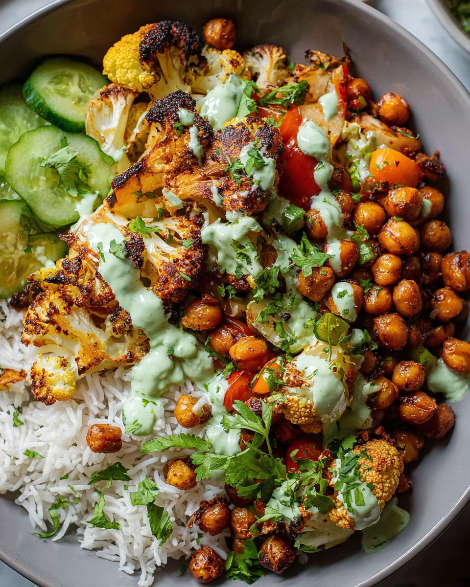Cauliflower Shawarma Bowls