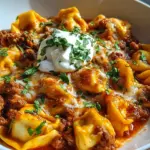 Cheesy Beef Enchilada Tortellini 28 Cheesy Beef Enchilada Tortellini