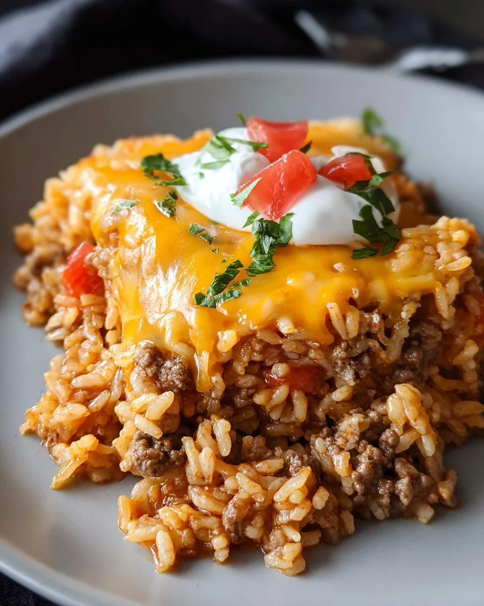 Cheesy Taco Rice Recipe