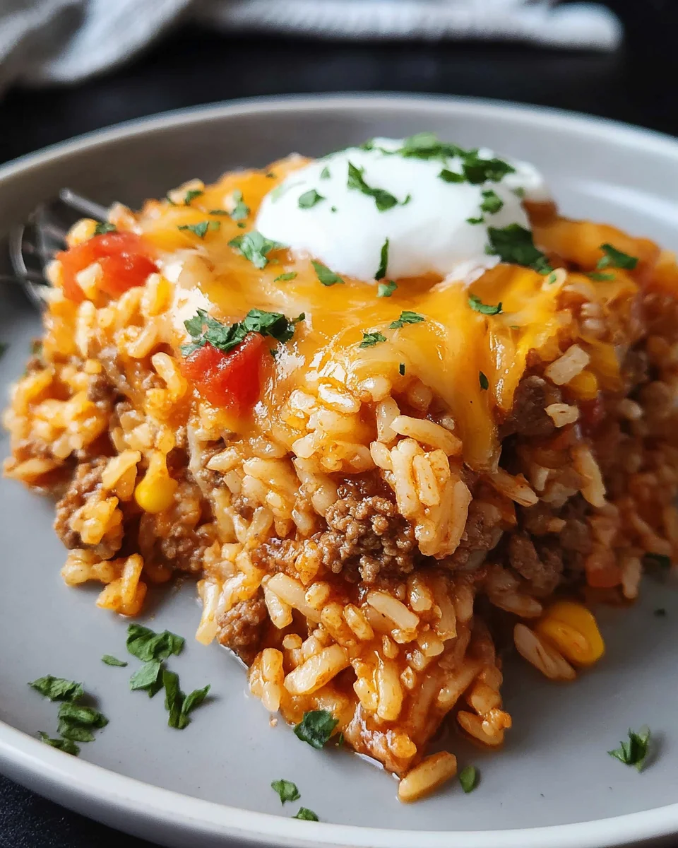 Cheesy Taco Rice Recipe 21 Cheesy