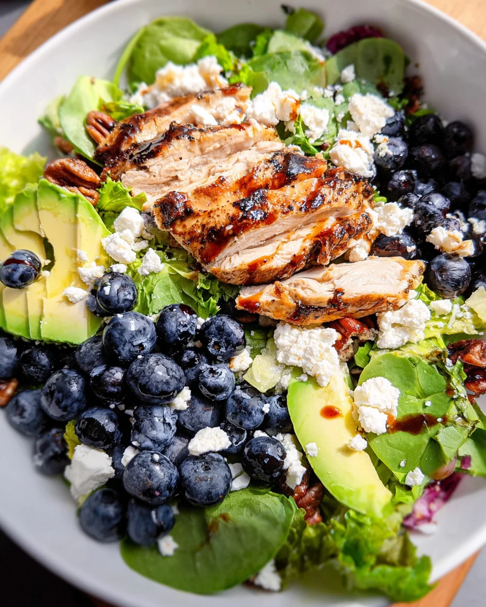 Chicken Blueberry Feta Salad