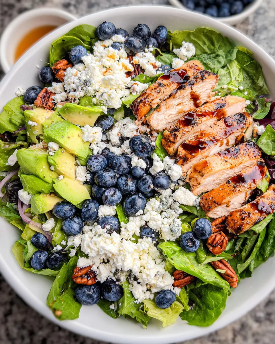 Chicken Blueberry Feta Salad 23 Chicken