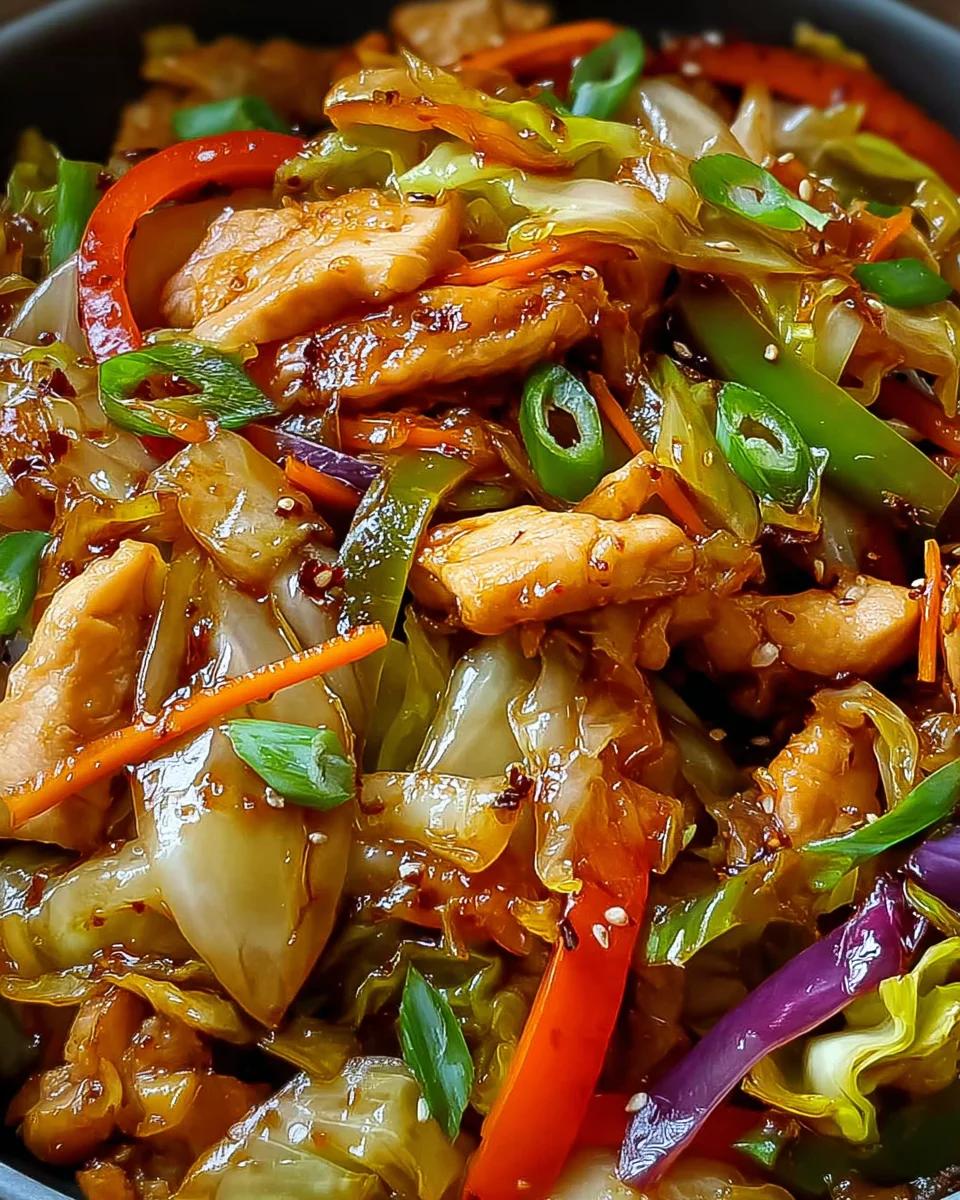 Chicken Cabbage Stir-Fry Recipe 28 Chicken