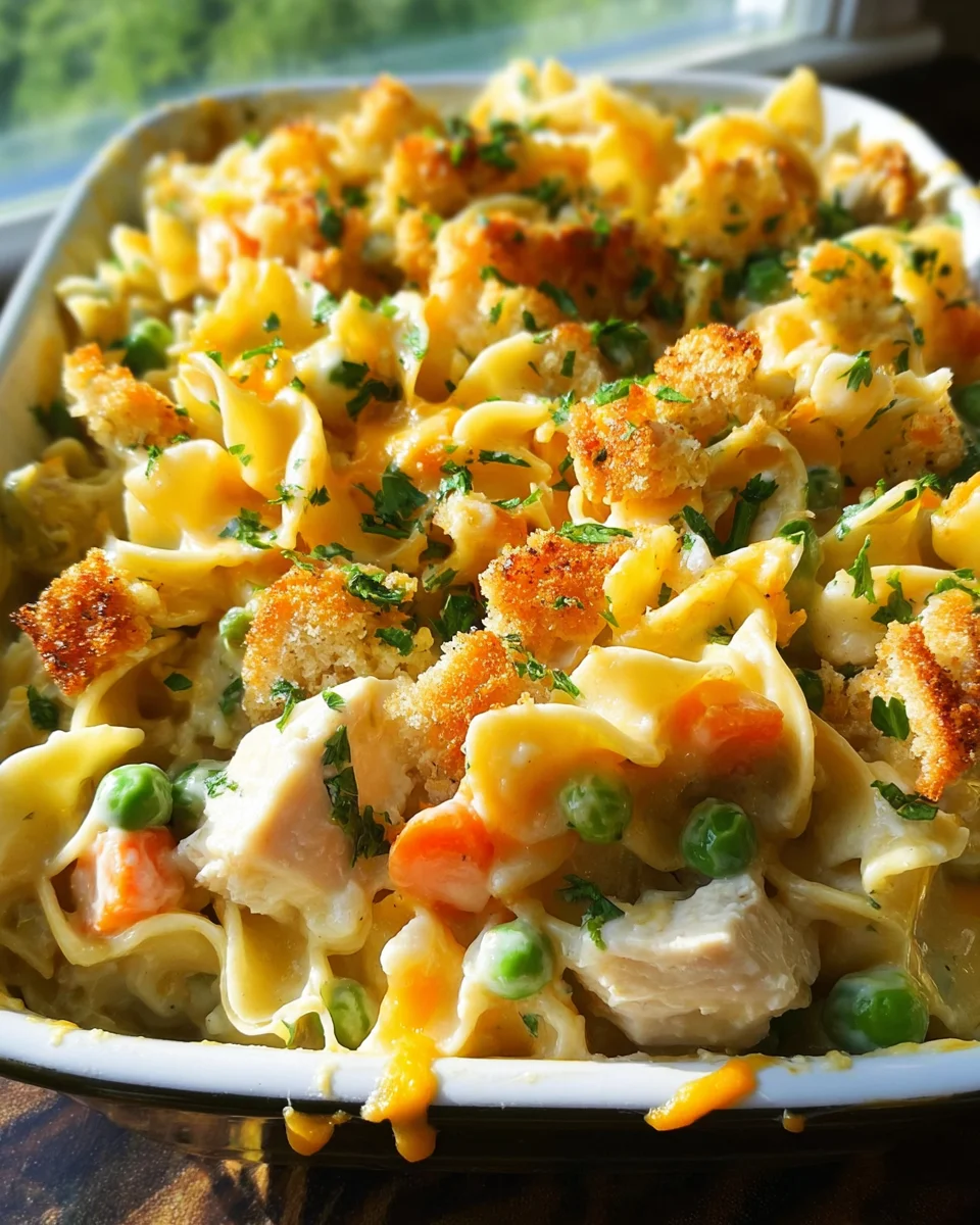 Chicken Noodle Casserole 18 Chicken