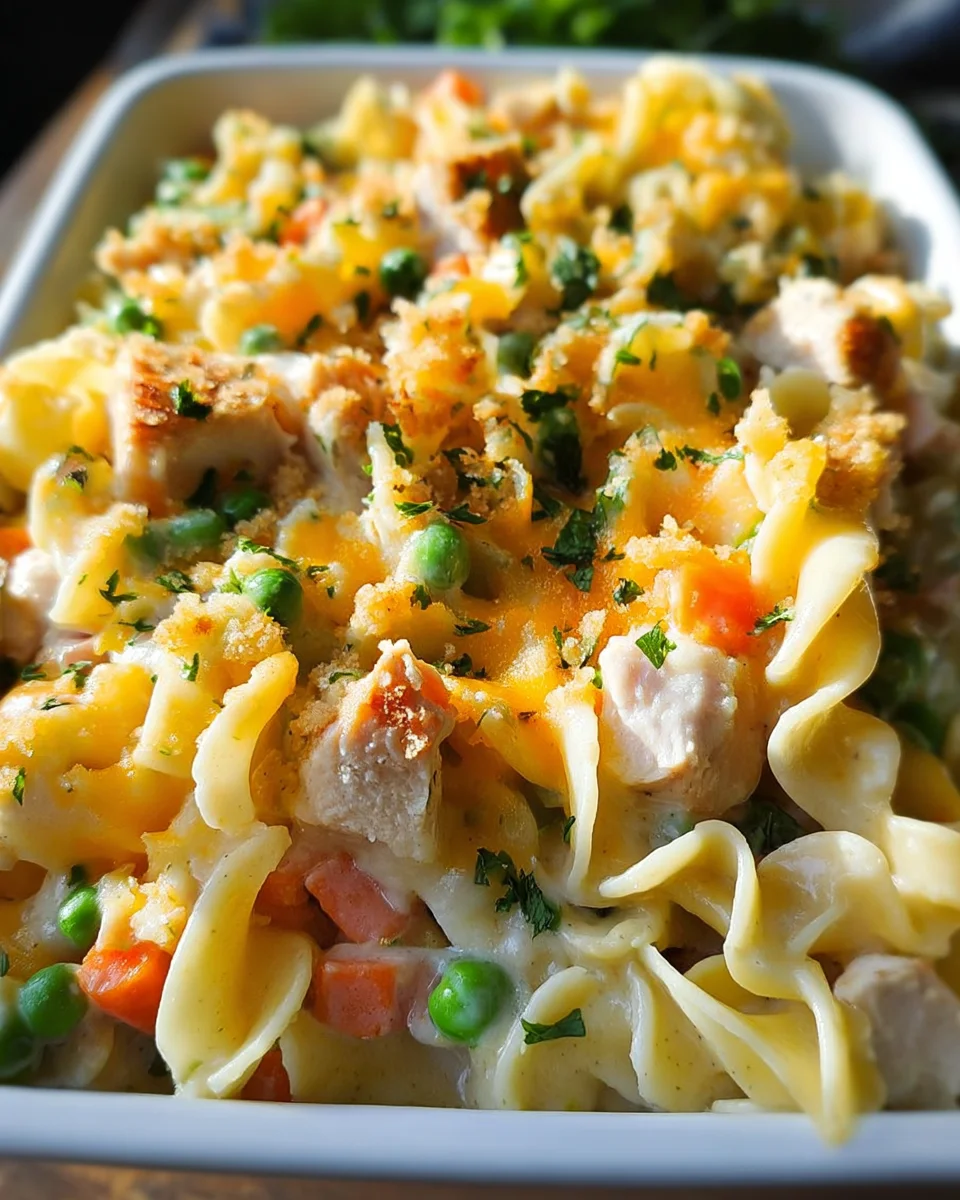 Chicken Noodle Casserole 19 Chicken