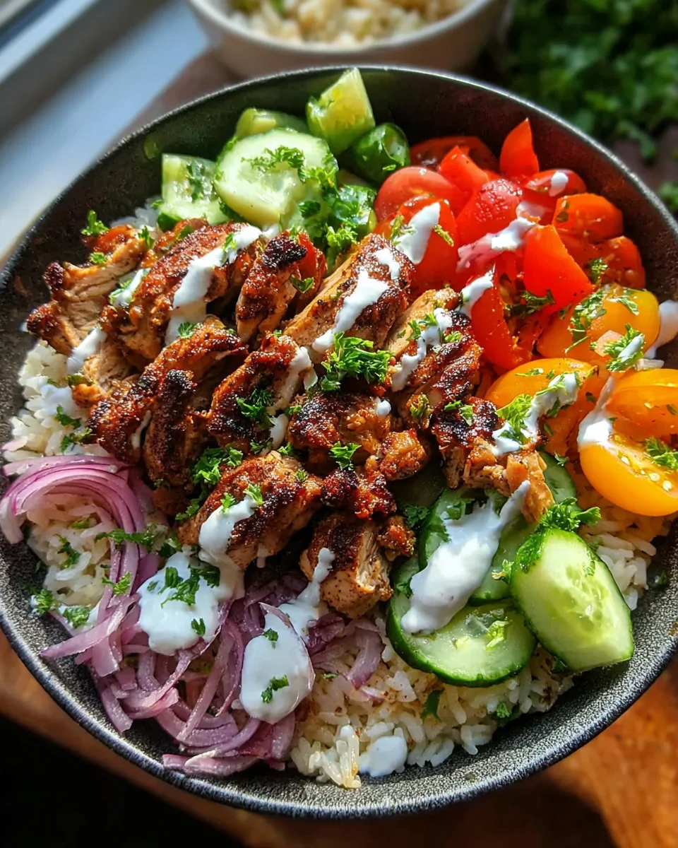 Chicken Shawarma Bowl Recipe