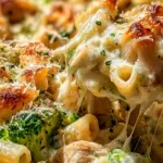 Chicken and Broccoli Alfredo Bake