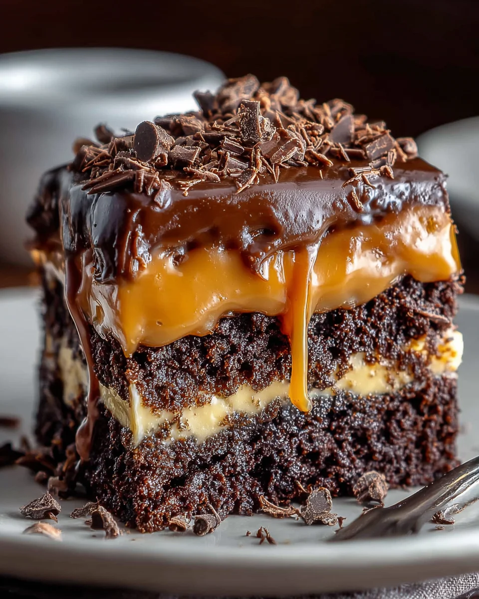 Chocolate Caramel Dump Cake Recipe 21 Chocolate