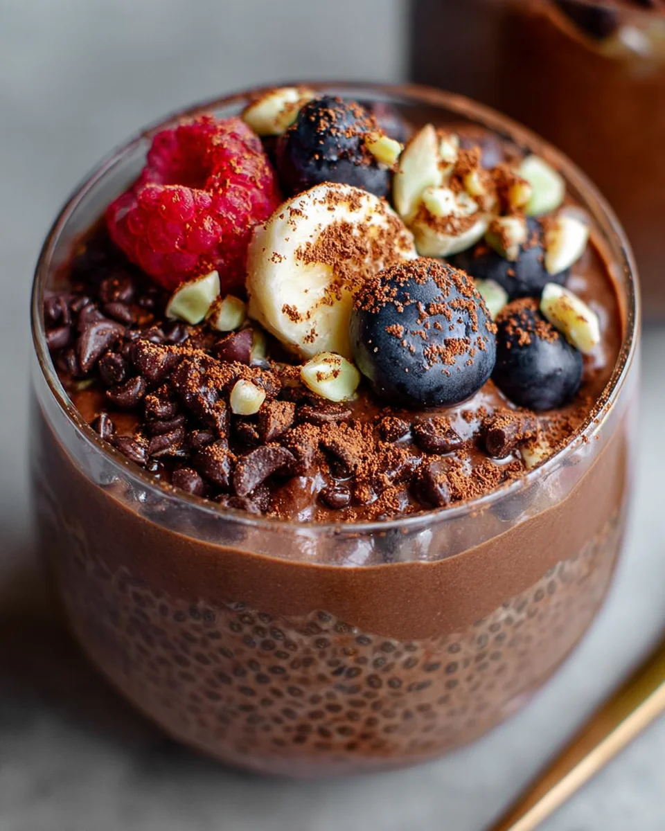 Chocolate Chia Pudding 16 Chocolate