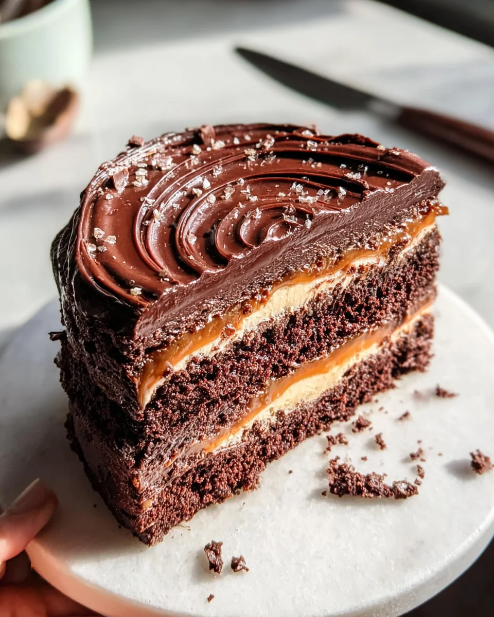 Chocolate Dulce de Leche Cake