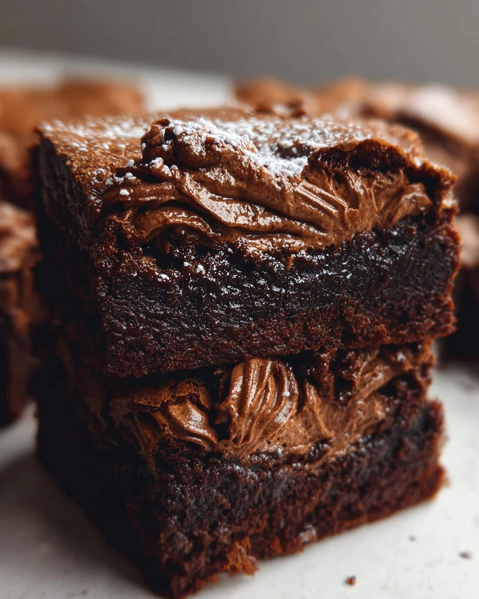 Chocolate Mousse Brownies Recipe