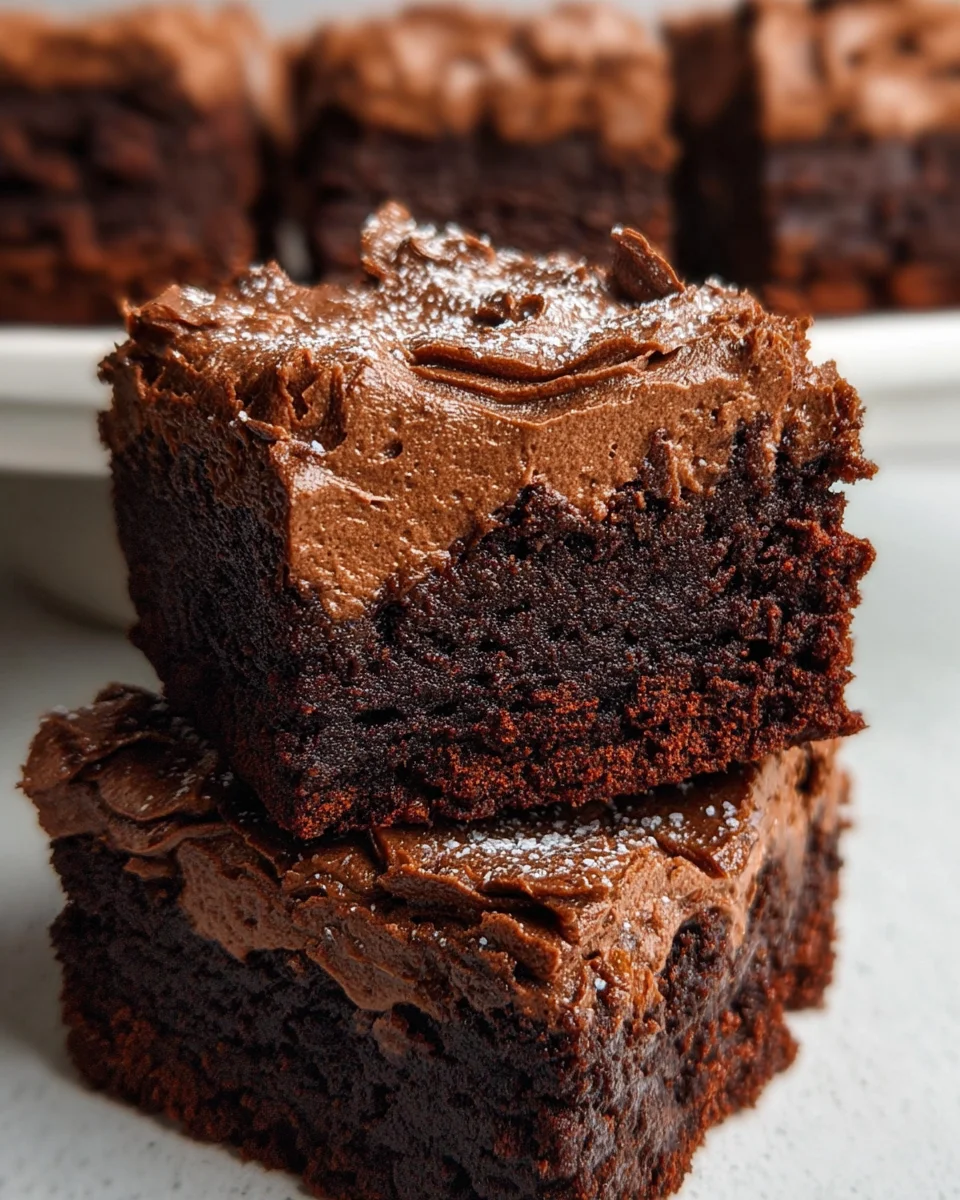 Chocolate Mousse Brownies Recipe 27 Chocolate