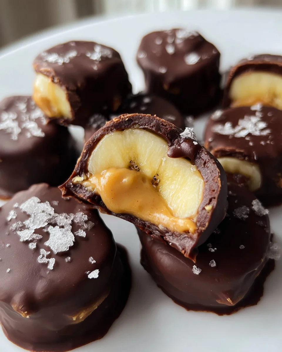 Chocolate Peanut Butter Banana Bites 16 Chocolate