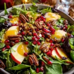 Christmas Salad with Honey Mustard Dressing