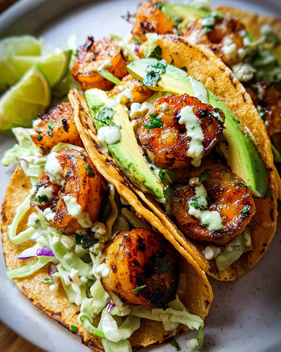 Cilantro Lime Shrimp Tacos with Creamy Slaw 29 Cilantro