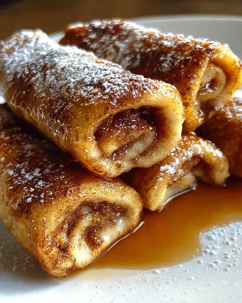 Cinnamon Roll French Toast Roll-Ups