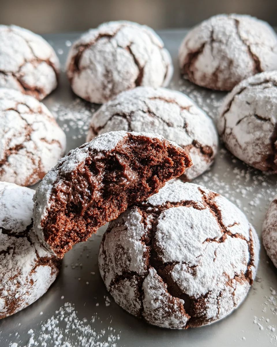 Classic Chocolate Snowball Cookies 19 Classic