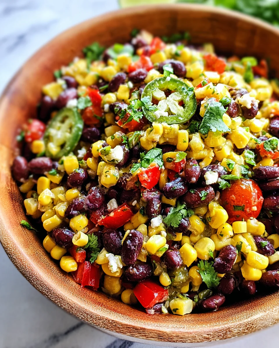 Corn and Black Bean Salad 17 Corn