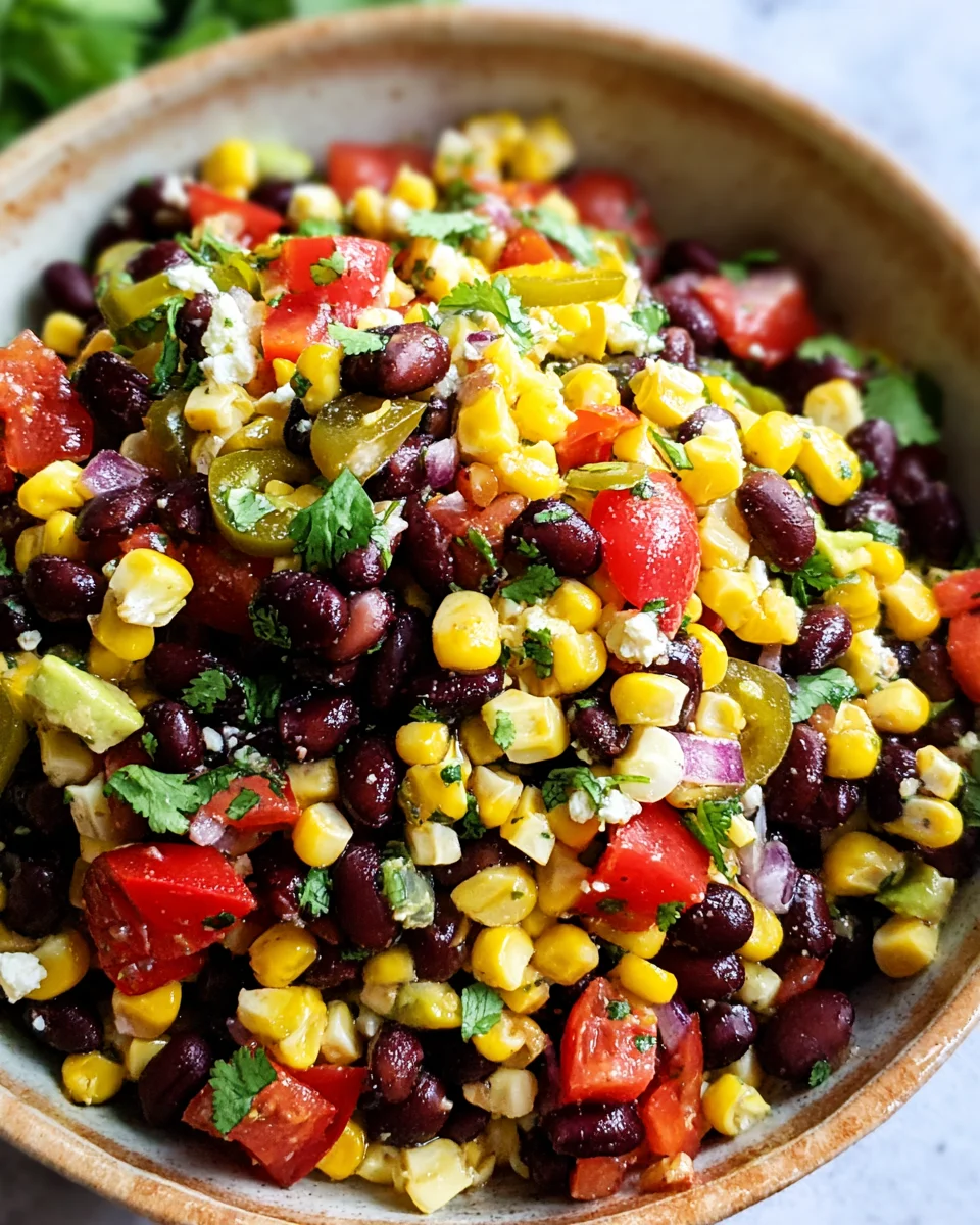 Corn and Black Bean Salad 18 Corn