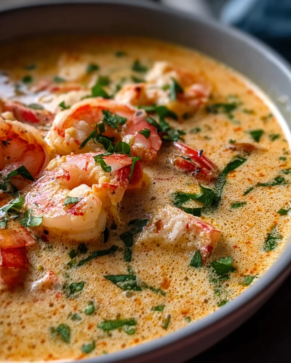 Crab and Shrimp Seafood Bisque