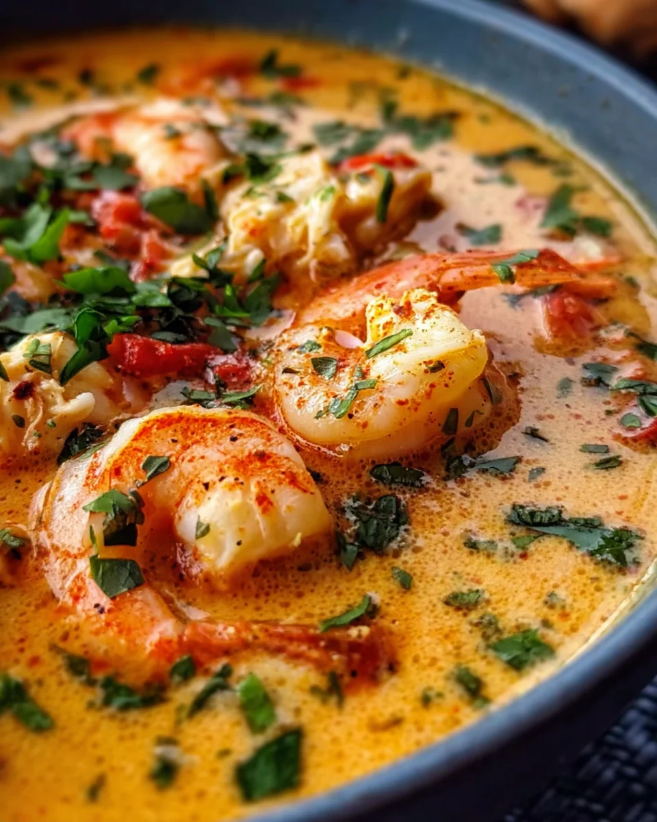 Crab and Shrimp Seafood Bisque 28 Crab