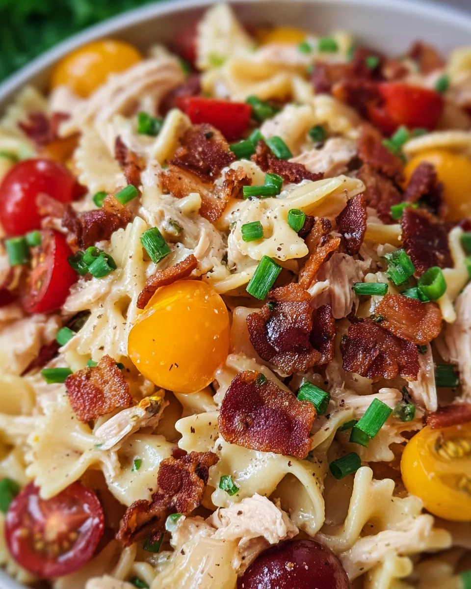 Crack Chicken Pasta Salad